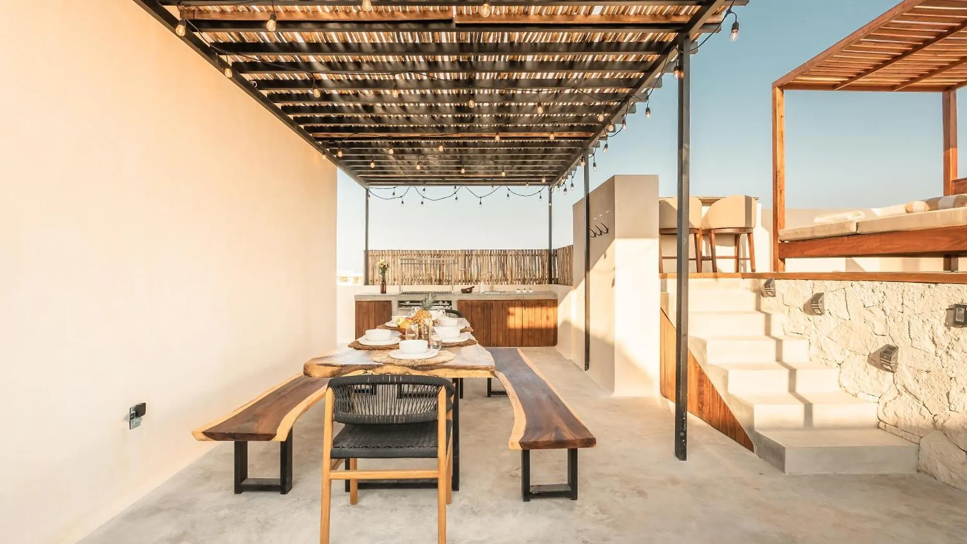 Daire Deluxe 2-Story Penthouse Pool & Bbq Rooftop Tulum Meksika