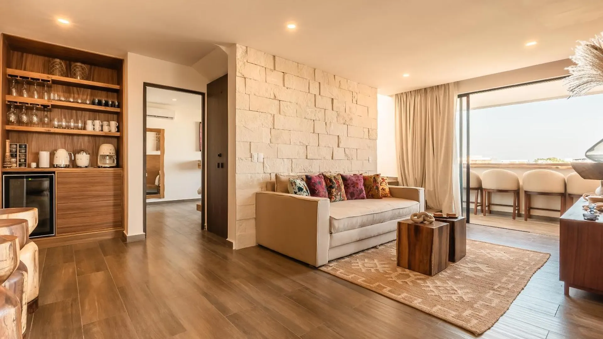 Deluxe 2-Story Penthouse Pool & Bbq Rooftop Tulum Daire